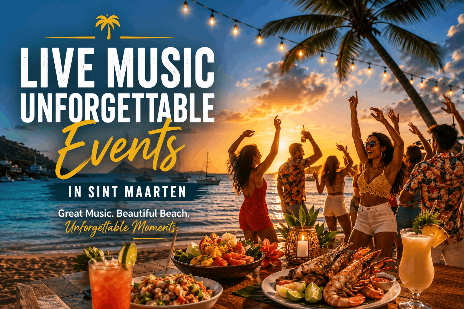 Live music event in Sint Maarten