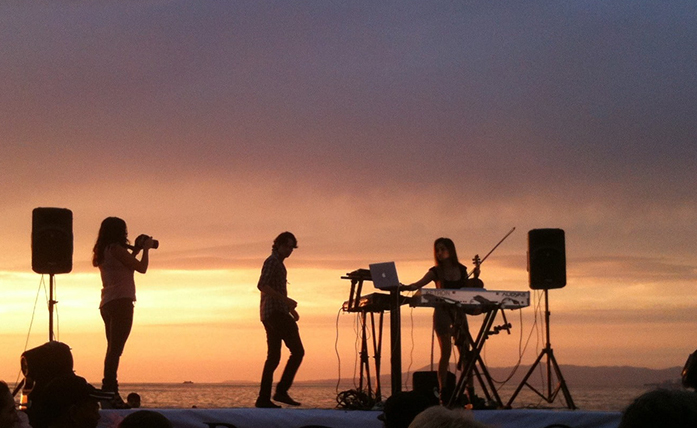 Caribbean music expert live band beach performance